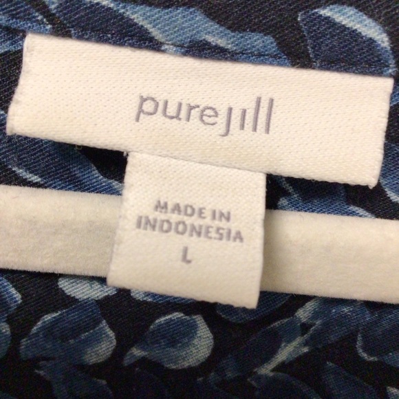 Pure Jill Blue Printed Dress - Picture 2 of 7